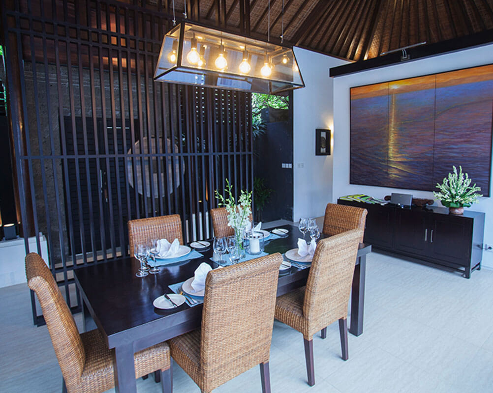 Lakshmi Villas - Kawi - Dining area