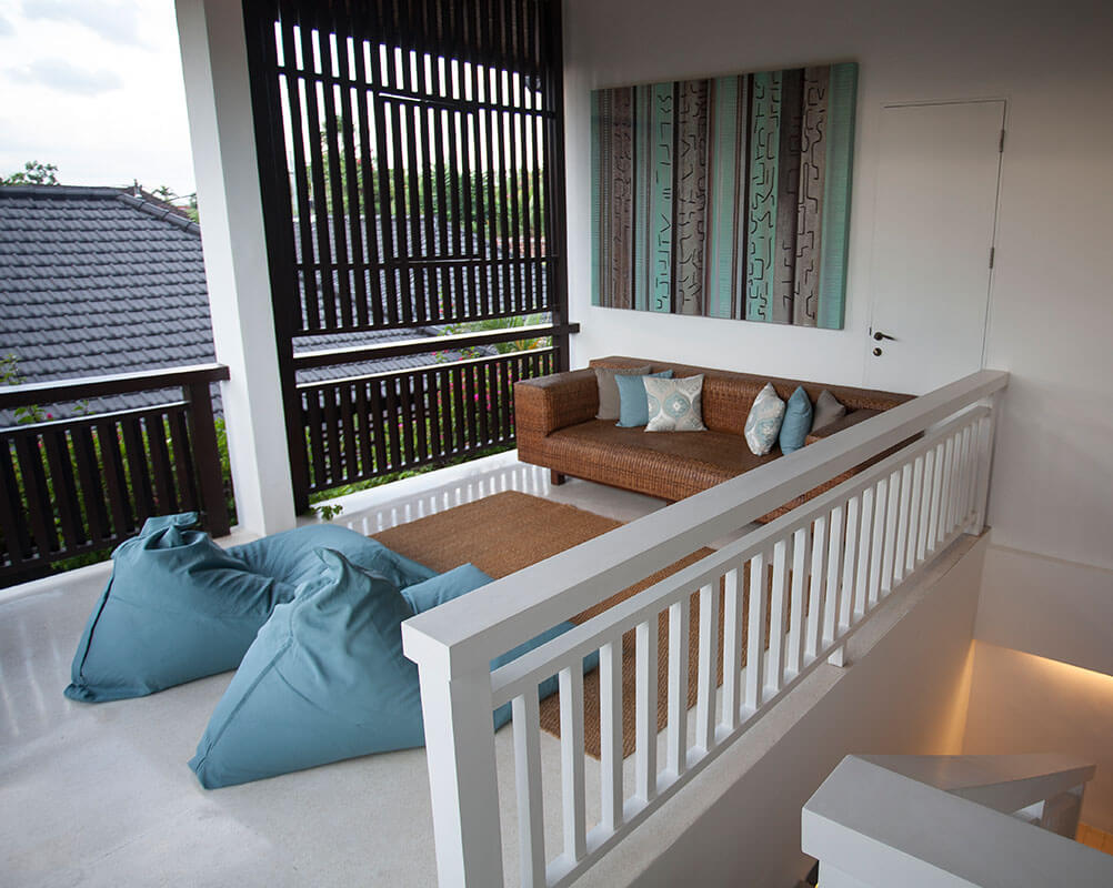Lakshmi Villas - Ubud - Upstairs lounging